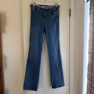 Pilcro Blue Flare & Wide Leg Jeans